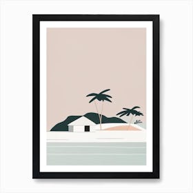 Cabilao Island Philippines Simplistic Tropical Destination Art Print