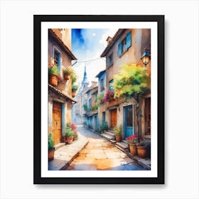 Street Painting 2 Art Print