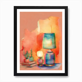 Lamp I Canvas Print Art Print