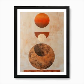 'Sunrise' modern art Art Print