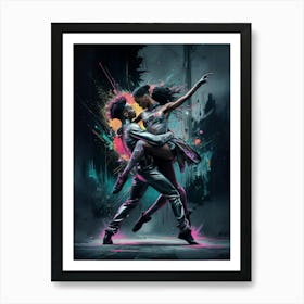 Dancers In The City Art Print