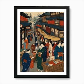 Asian Market 1 Art Print