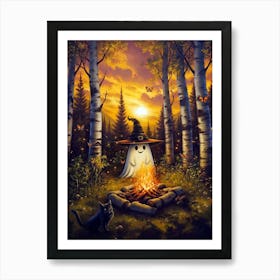 Ghost In The Woods 11 Art Print