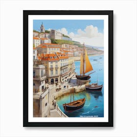 Lisbon Harbour. 1 Art Print