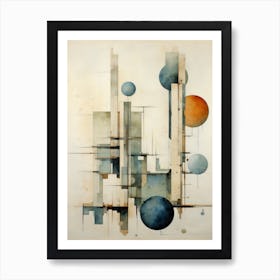 Abstract Guidance | Retro Sci-Fi Sketch Art Print