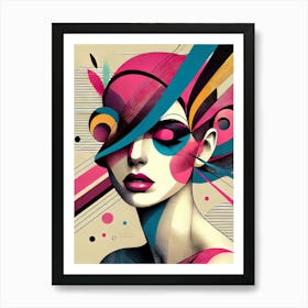 Abstract Portrait Illustration Art Print