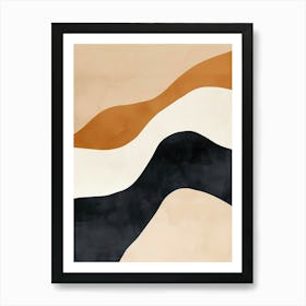 Earths Embrace Minimalist Style Art Print