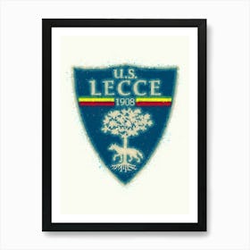 Us Lecce football club Art Print