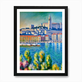 City By The Sea Art Print