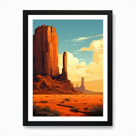 Monument Valley Landscape 1 Art Print