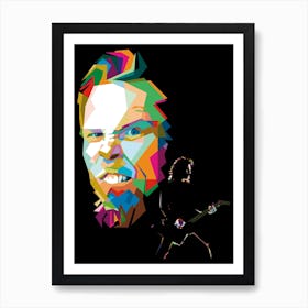 James Hetfield WPAP Art Print