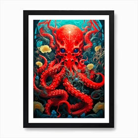 Octopus 5 Art Print