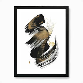 Abstract Brushstrokes 31 Art Print