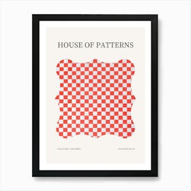 Checkered Pattern Poster 24 Art Print