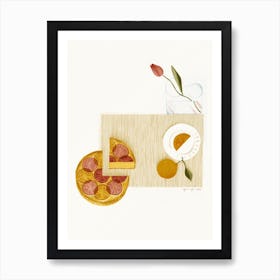 Blood Orange Cake Art Print