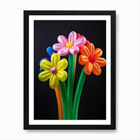 Bright Inflatable Flowers Everlasting Flower 2 Art Print