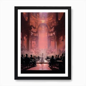 Dreamy Concert Scene 1 Art Print