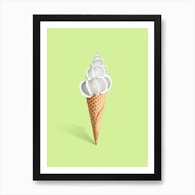 Shell Cream Art Print