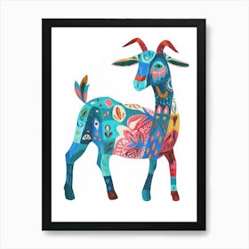 Goat Illustration 5 Art Print