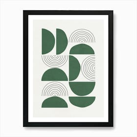 Abstract Geometric Shapes - G01 Art Print