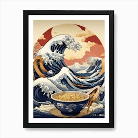 Great Wave Of Noodle Art Print