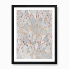 Shattered Concrete Art Print