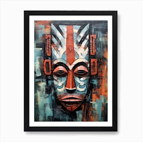 Heritage Harmonies; African Masked Rhythms Art Print