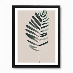 Soft Shield Fern Simplicity Art Print