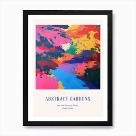 Colourful Gardens New York Botanical Garden Usa 1 Blue Poster Art Print