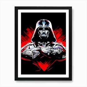 Darth Vader Star Wars movie 13 Art Print