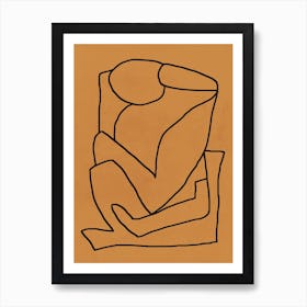 Abstract Line Art 2 4 Art Print