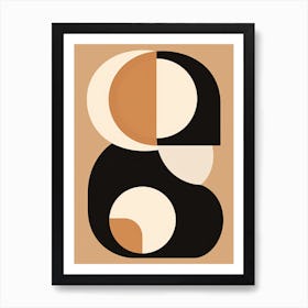 Mid-Century Shapes 56 Art Print