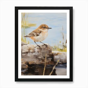 Bird Painting Dipper 1 Art Print