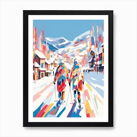 Park City Mountain Resort   Utah Usa, Ski Resort Illustration 1 Art Print