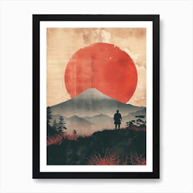 Fuji's Lament: Samurai Warriors Art Print