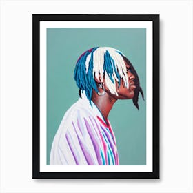 Chief Keef Colourful Illustration Art Print