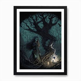 Witch Girl 1 Art Print