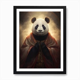 Panda Art In Symbolism Style 2 Art Print