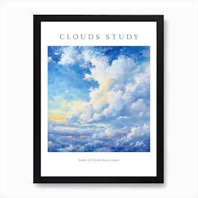 Study Of Clouds Kyoto, Japan 2 Art Print
