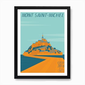 Mont St Michel Art Print