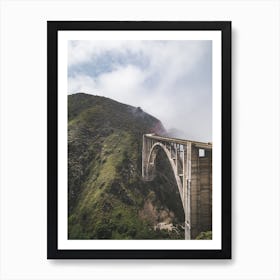 Bixby Bridge Art Print