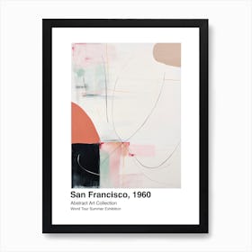 World Tour Exhibition, Abstract Art, San Francisco, 1960 8 Art Print