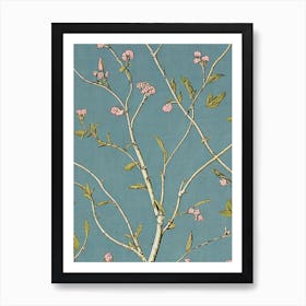 River Birch 2 tree Vintage Botanical Art Print