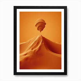 Dune Fan Art Orange Sky Art Print