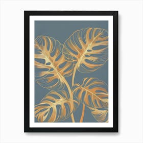 Monstera Leaf Art Print