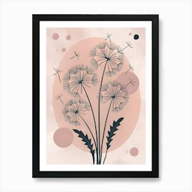 Ephemeral Beauty: Dandelion Seeds as a Symbol of the Passage of Time Art Print