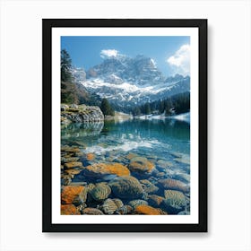 Dolomite Lake Art Print