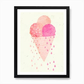 Yummy Ice Art Print