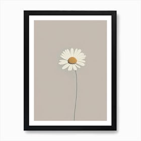 Daisy Wildflower Simplicity Art Print