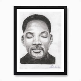 Will Smith Drawing Art Print